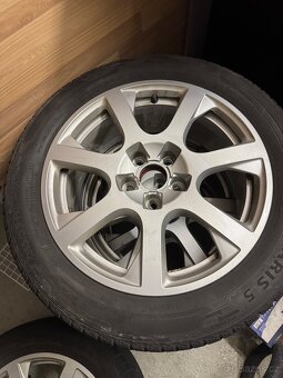 Alu kola Audi 0056 - 17” s pneu Barum Polaris 5 (zimní) - 2