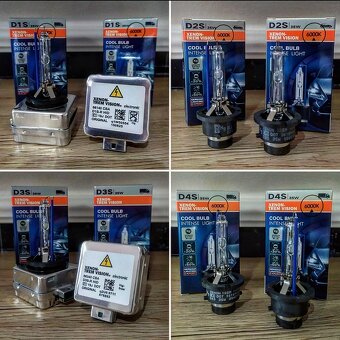 Nové Xenon D1S / D3S sada 2ks 6000K + LED T10 - 2