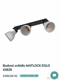 bodové svítidlo 3xE27 bíla mat - 2