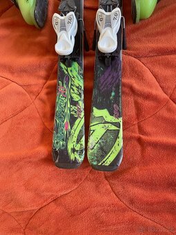 Univerzální lyže Nordica 130 cm + lyžáky 37-38 - 2