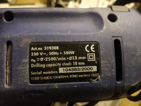 Příklepová vrtačka Ferm - 2