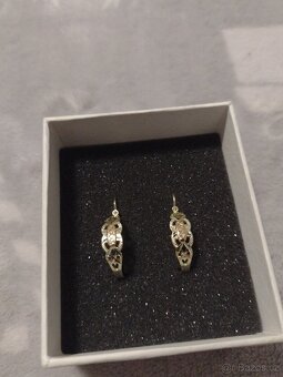 Zlaté náušnice 585 4g - 2