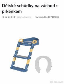 Dětské schůdky na záchod s prkénkem - 2