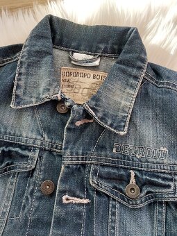 Džínová chlapecká bunda vel. 128 - 2