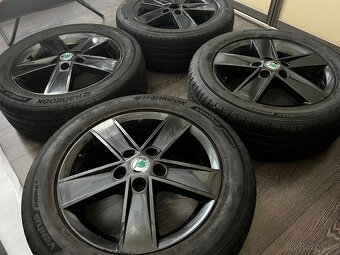 Prodám letní sadu kol 205/55 R16 Škoda - 2