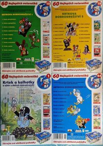 Puzzle, 4x DVD s Krtečkem - 2