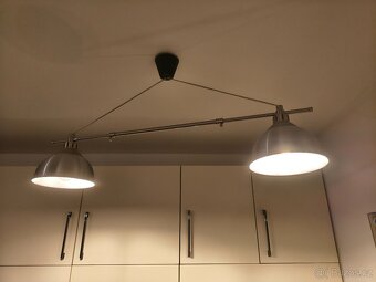 Prodám nerezové lustry Ikea - 2