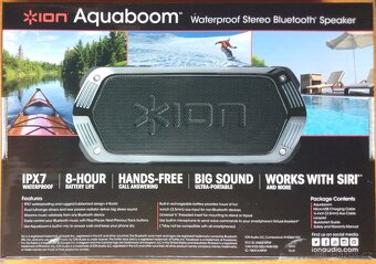 Bluetooth stereo reproduktor - voděodolný - 2