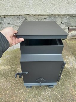 Topeniště - kamínka k udírně - 2