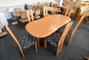 Jídelní stůl a židle 6ks - 2