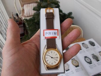 nove nenosene zlacene vzacne hodinky prim rok 1993 funkcni - 2
