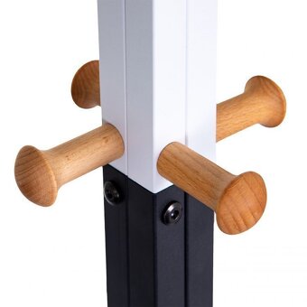 Kovový stabilní stojanový věšák na oblečení - 2