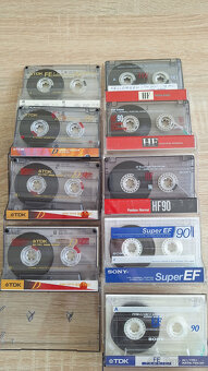 Audio kazety 9ks - 2