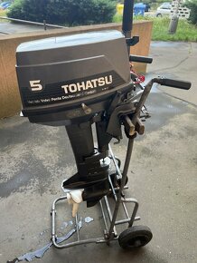Lodni motor Tohatsu 5 (8)hp 2t 2valec, kratka noha - 2
