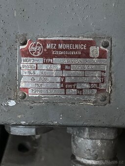 Elektromotor 5,5 kw , 2910 otáček - 2
