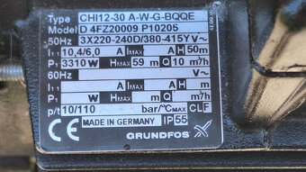 Čerpadlo Grundfos CHI 12-30 A-W-G-BQQV - 2