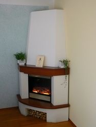Krbové ostění - rohové , bez krbu. - 2