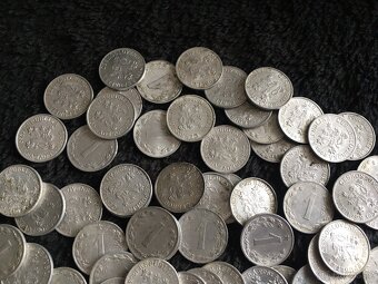 104 kusů 1 haléřů ČSSR, mince Československo, starý znak - 2