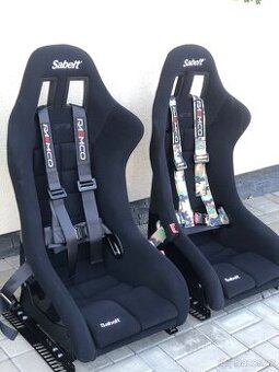 Sedačky FIA SABELT GT3 + PÁSY RAEMCO - 2