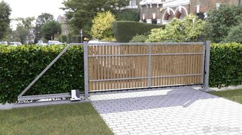 Posuvná brána včetně pohonu Nice Road 400 - 2