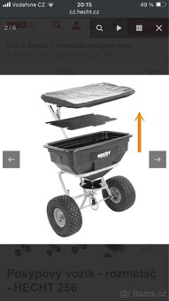 Posypový vozík/rozmetadlo nový - 2