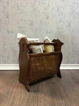 Stojan na noviny s výpletem (141012) - 2