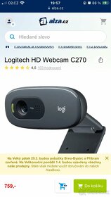 Webcamera logotech c270hd - 2
