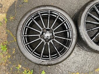 Kola AEZ Atlanta black 8.5x19 5x112 ET 25 + Pneu - 2