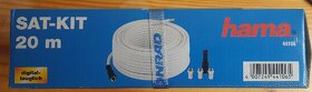Kabel a instalační sada SAT/TV - 2