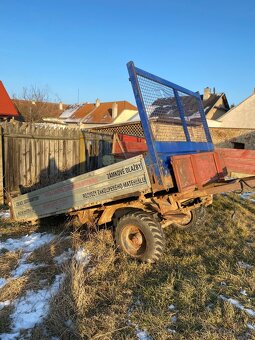 Dvoukolový vlek, vlek za traktor, dvoukolák - 2