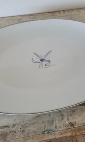 Obrovský vintage porcelánový talíř na hlavní chod, dezerty - 2