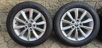 Originál alu Škoda 3 5x112 205/55 R16 letní - 6mm - 2