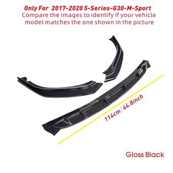 Lip Spoiler Splitter BMW Řada 5 G30 M PAKET 2017-2020 - 2