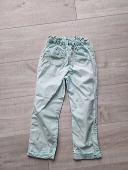 Plátěné kalhoty, třičtvrťáky, vel.104/110 - 2