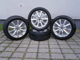 letní alu kola 5 x 114.3 225 55 17 originál mazda - 2