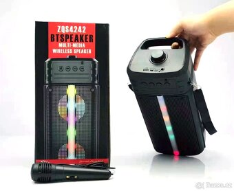 Bluetooth reproduktor ZQS4242+KARAOKE+Mikrofon - 2