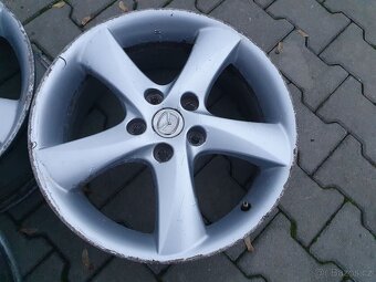 zimní Alu kola disky orig mazda 5x114.3 7jx17 et55 - 2