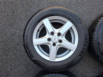 Alu kola 15" 5 x 112 ET 54, disk 6.5Jx15H2, ZIMNÍ PNEU - 2