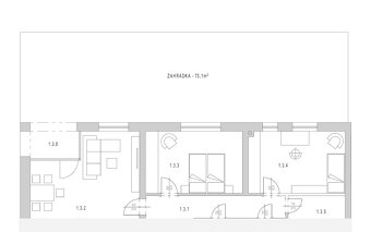 3KK 84m2 + 75m2 zahrádka - 2