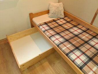 Dřevěná postel 90x200 - 2