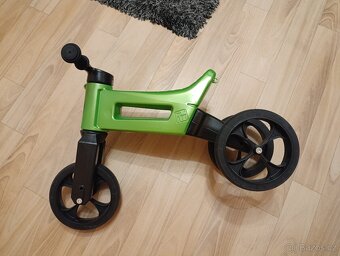 Odrážedlo FUNNY WHEELS Rider SuperSport zelené 2v1 - 2