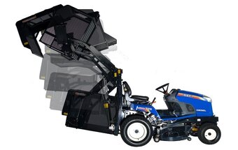 Travní traktor ISEKI SXG 323, koš 600l s výklopem do výšky - 2
