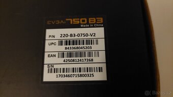 EVGA 750 B3 V2 - 2