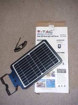 LED solární pouliční svítidlo 15W, 1600lm, IP65 - 2