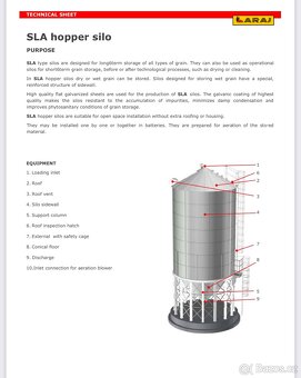 Silo na obilí nebo pelety - 2