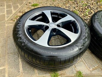 Alu kola Borbet + pneu 205/55 R16 letní - 2