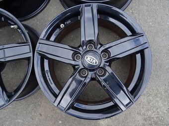 Alu disky origo černé Kia 16", 5x114.3 , ET 36, šíře 6,5J - 2