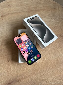 APPLE IPHONE 15 PRO 256GB PŘÍRODNÍ TITAN - 2