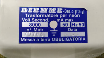 VN Transformátor 8000 V DIEMME - 2