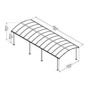 PALRAM Arcadia 8500 ( USA ) antracit - 2